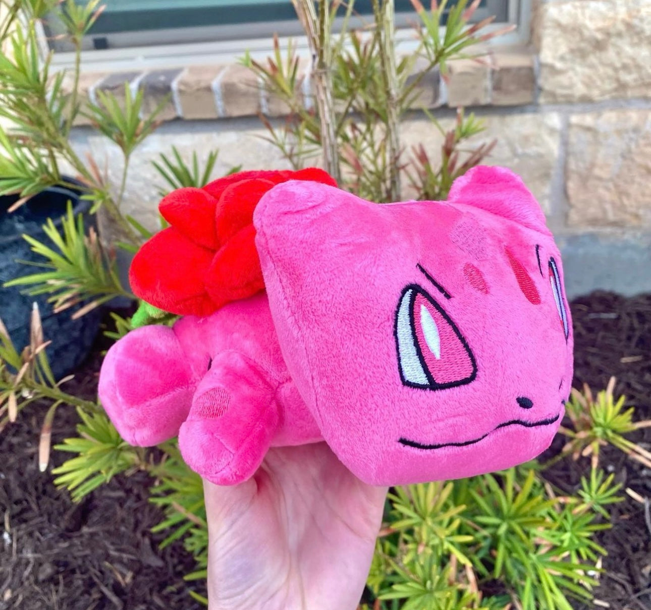 Bulbasaur Rose Toy Plushie