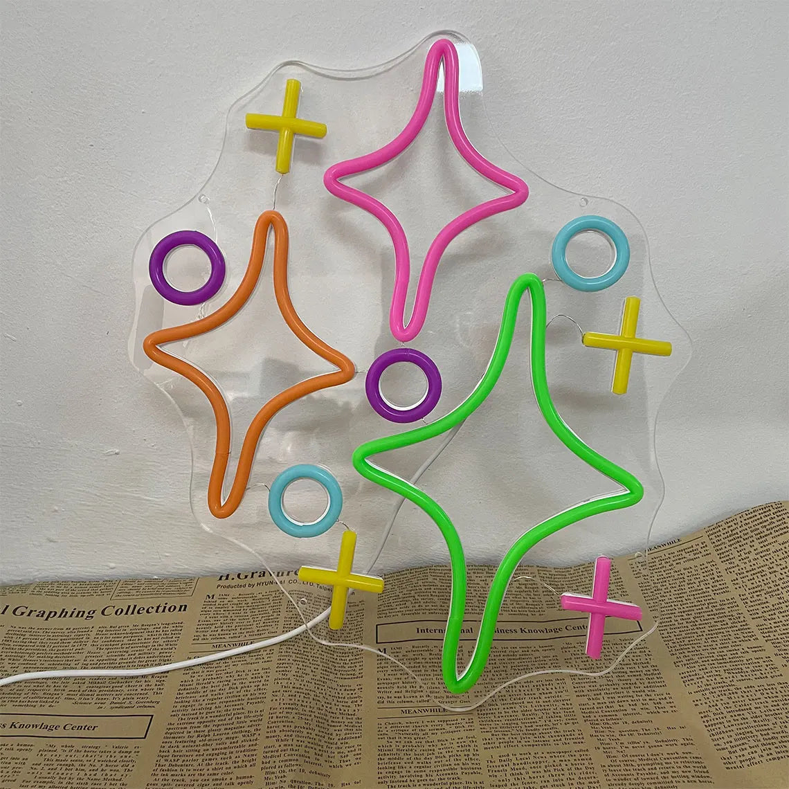 Sparkling Stars Neon Light Sign