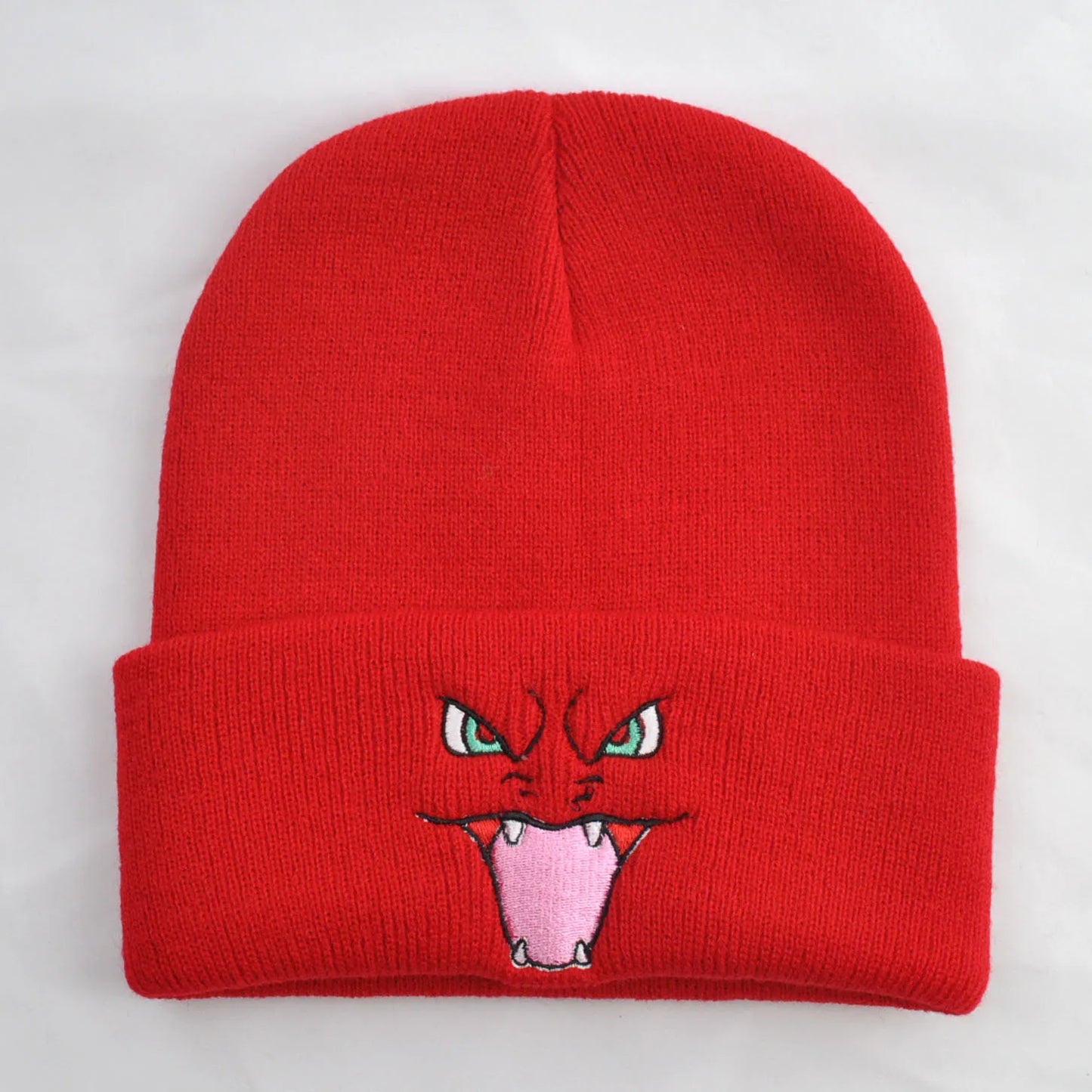 Charizard Embroidered Knit Beanie Hat