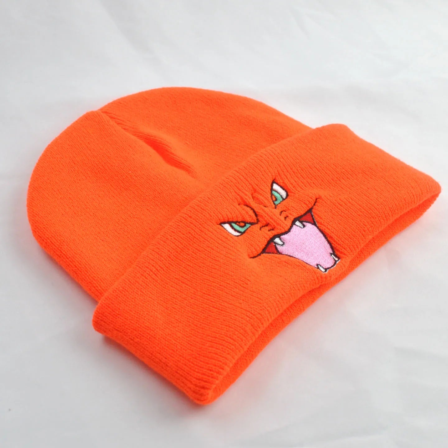 Charizard Embroidered Knit Beanie Hat