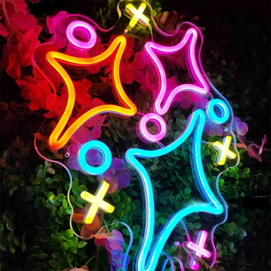 Sparkling Stars Neon Light Sign