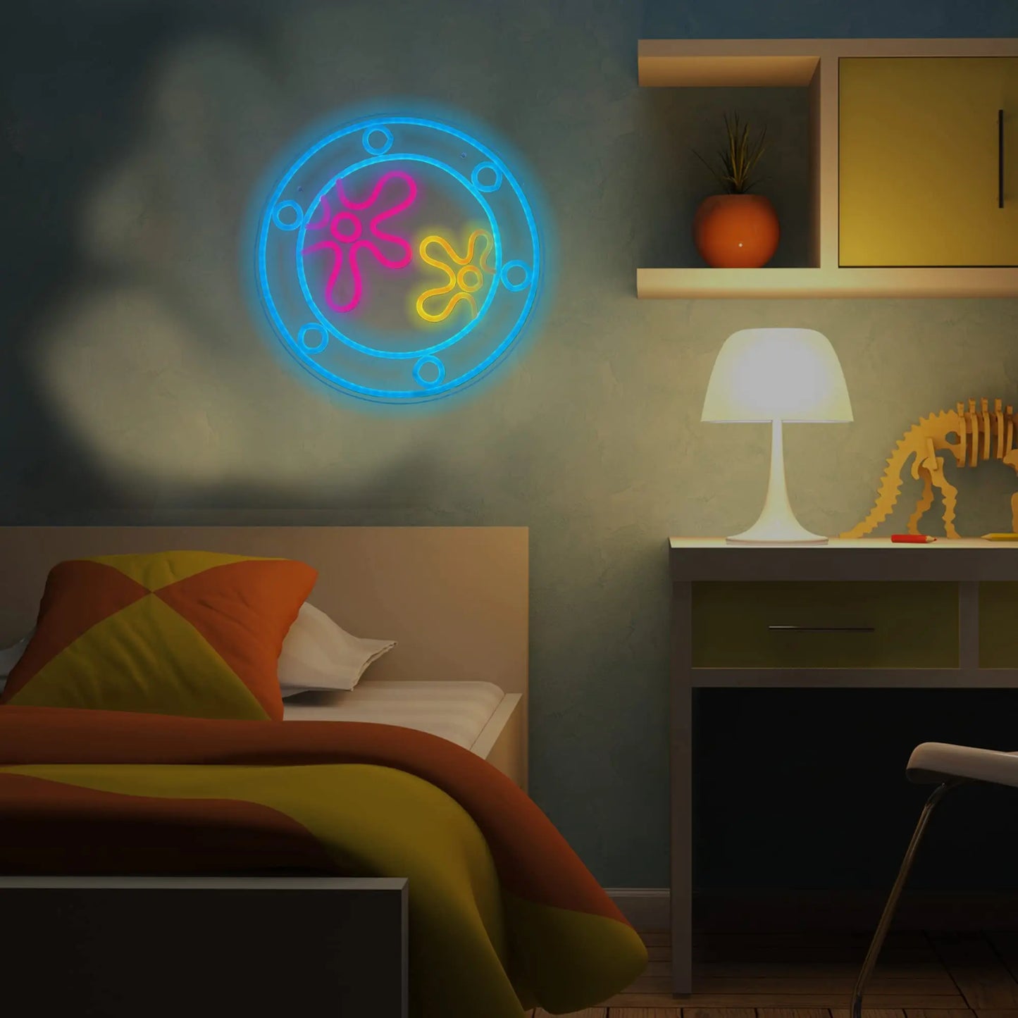 Anime Bikini Bottom Neon Light Sign