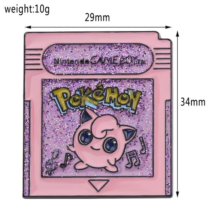 Jiggly Puff Gaming Card Enamel Pin