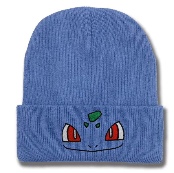 Bulbasaur Embroidered Knit Beanie Hat