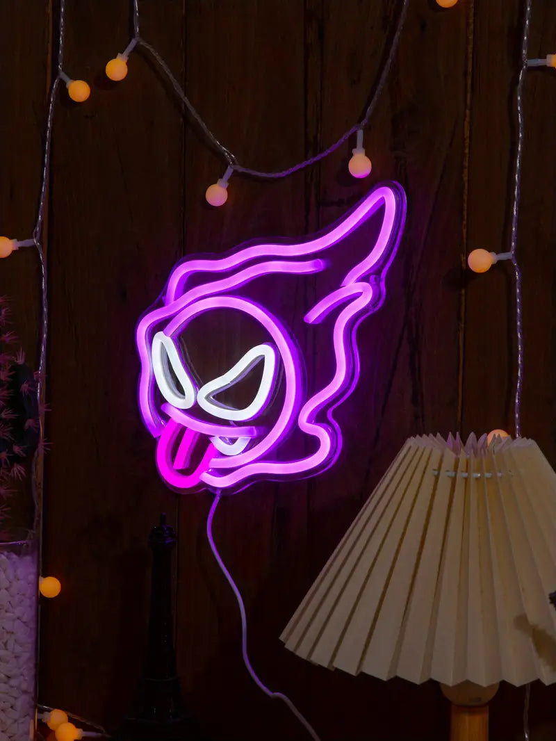 Gastly Ghost Type Neon Light Sign