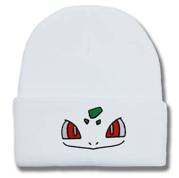 Bulbasaur Embroidered Knit Beanie Hat
