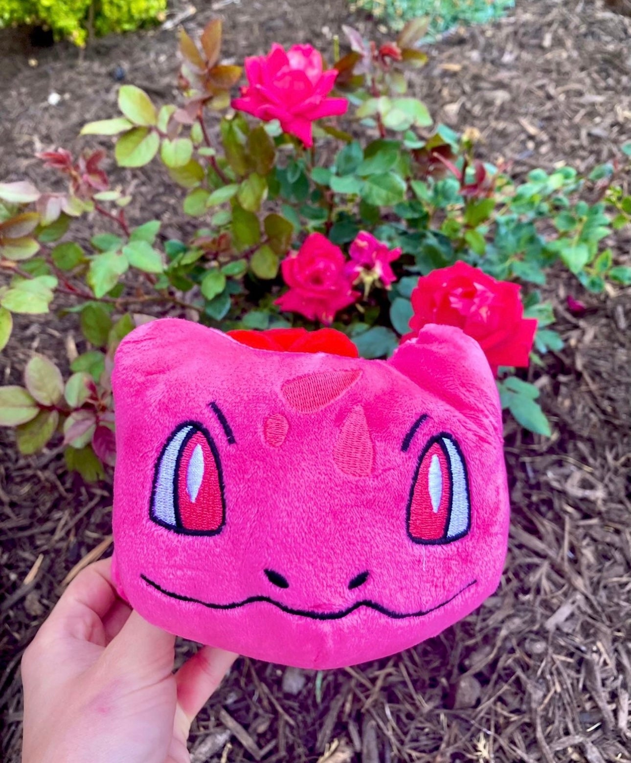 Bulbasaur Rose Plush Toy