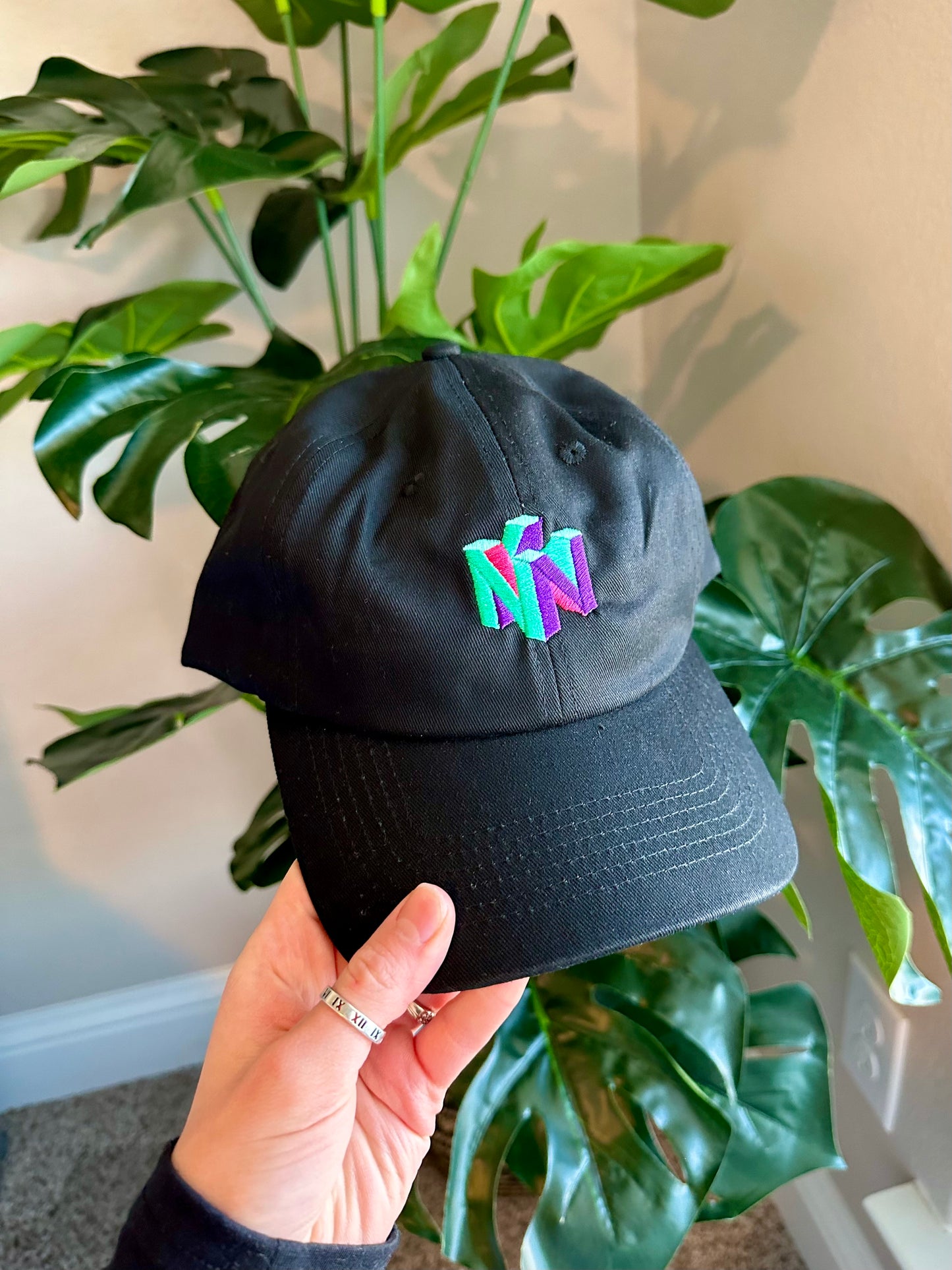 Retro Gaming Baseball Hat, Vintage Hat, Gamer Hat, Gifts for Him, Vapor Wave