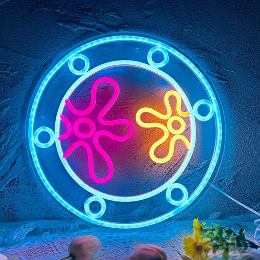 Anime Bikini Bottom Neon Light Sign