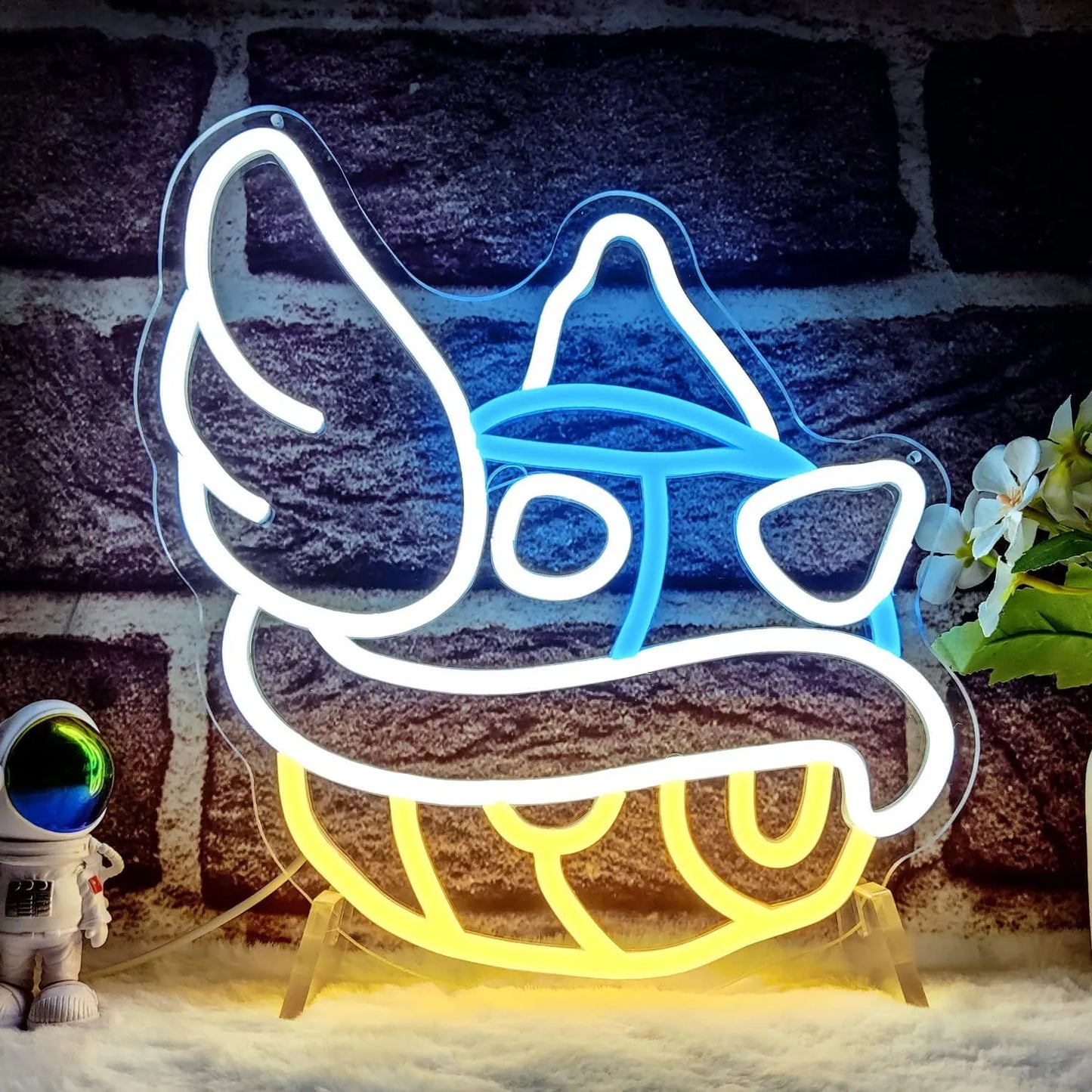 Anime Blue Shell Neon Light Sign