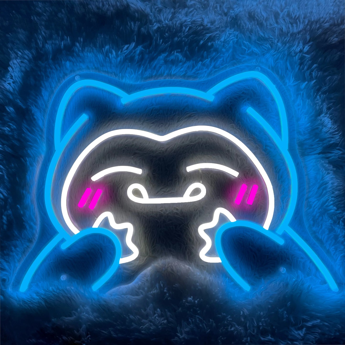 Happy Snorlax Neon Light Sign