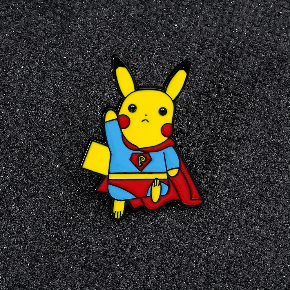 Pika Superhero Enamel Pin