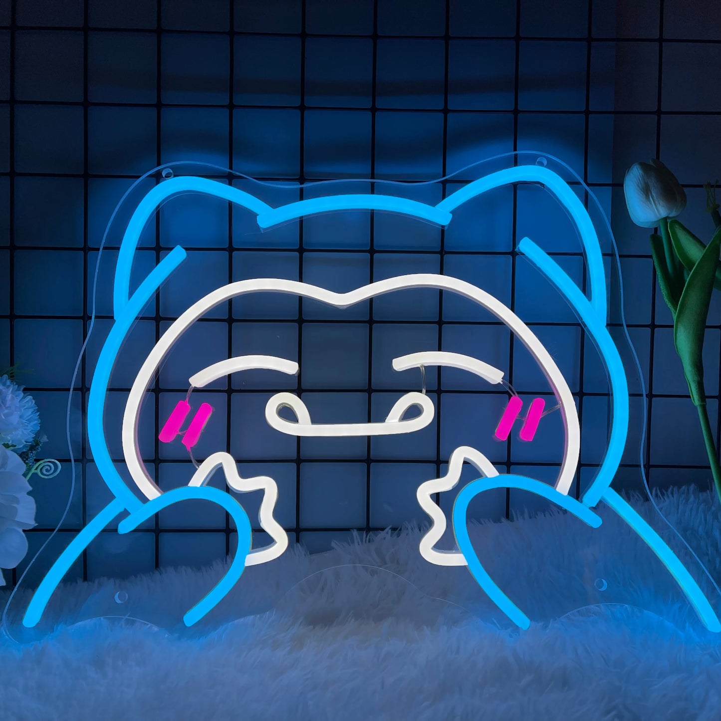 Happy Snorlax Neon Light Sign