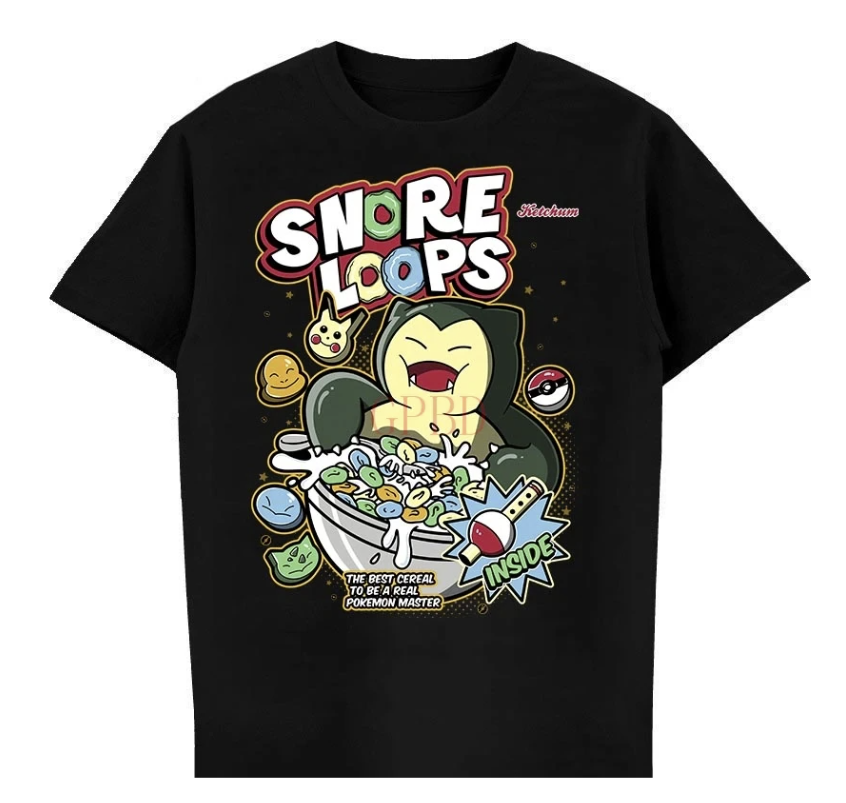 Snore Loops Cereal Snorlax T-Shirt