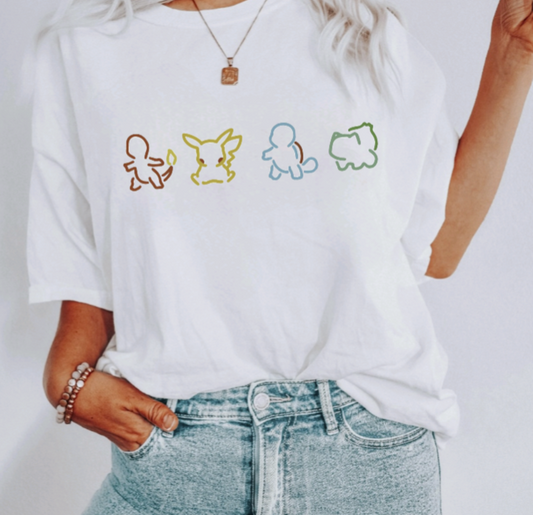 Anime Characters T-Shirt