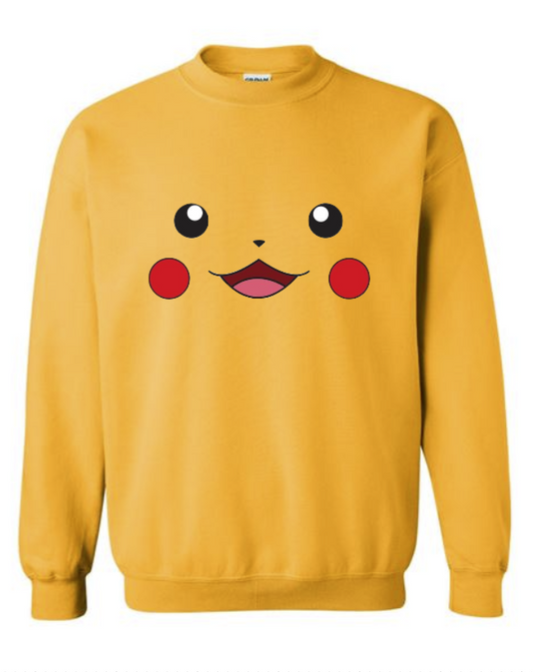 Pikachu Long Sleeve Sweatshirt, Anime Shirt, Anime Gifts, Cool Shirt