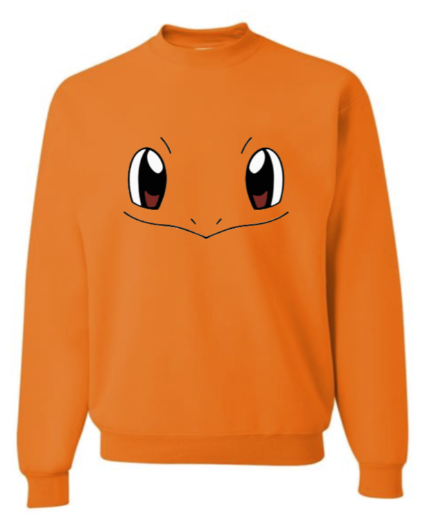 Charmander Long Sleeve Sweatshirt, Anime Shirt, Anime Gifts, Cool Shirt