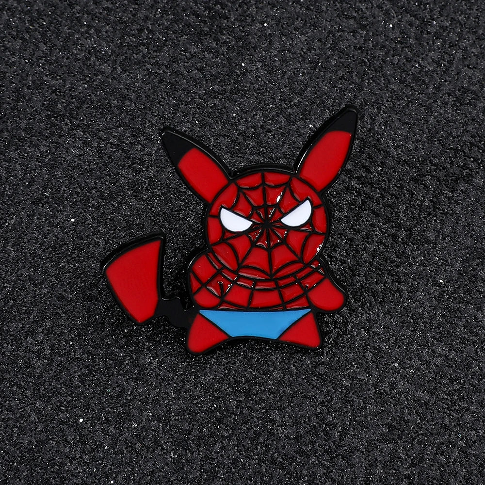 Pika Superhero Enamel Pin