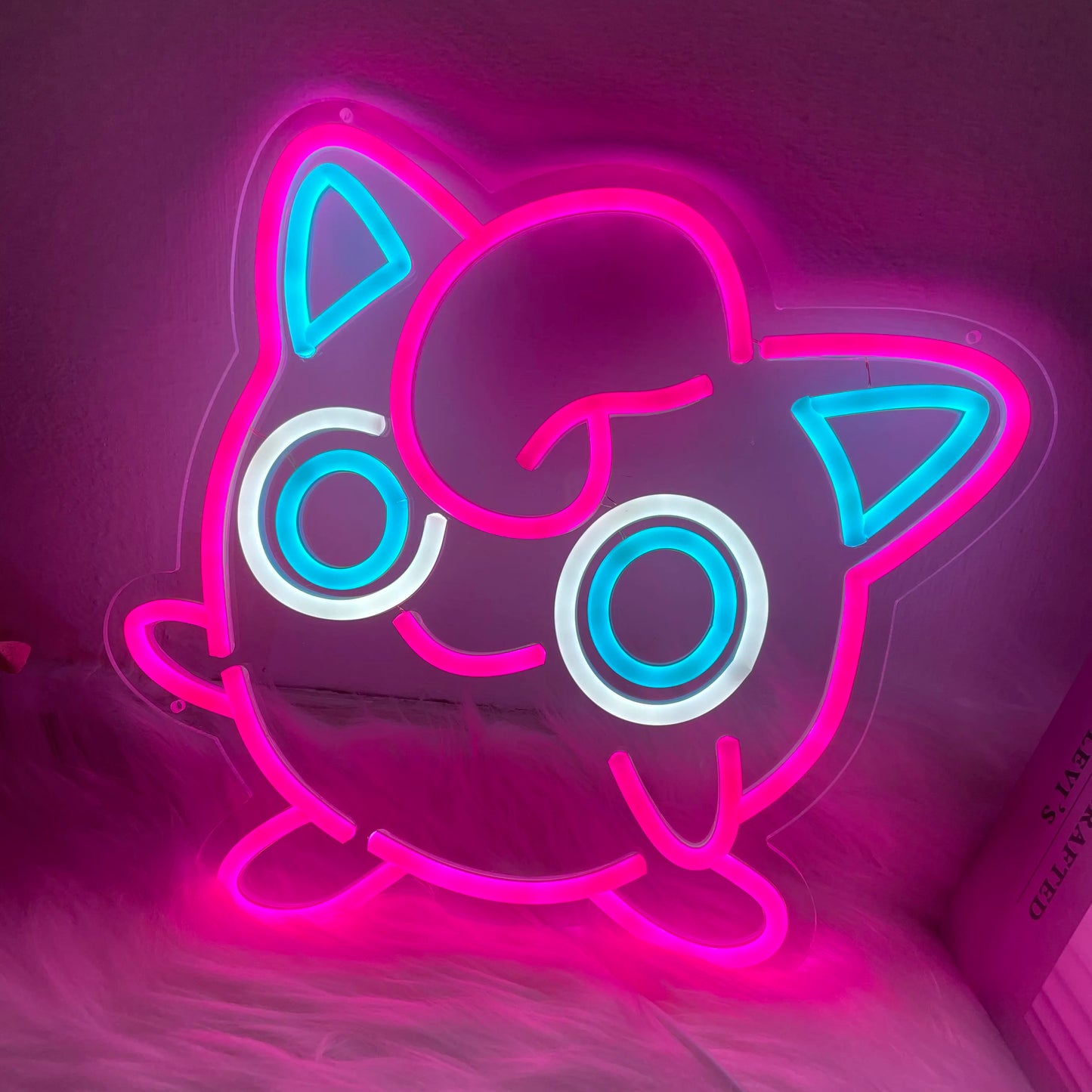 Jiggly Puff Neon Light Sign