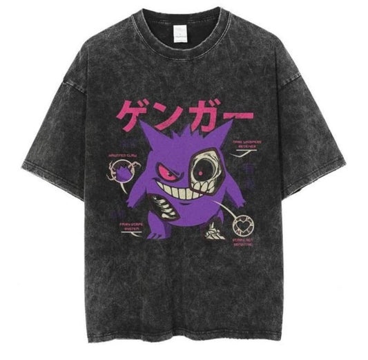 Gengar Skeleton Japanese T-Shirt