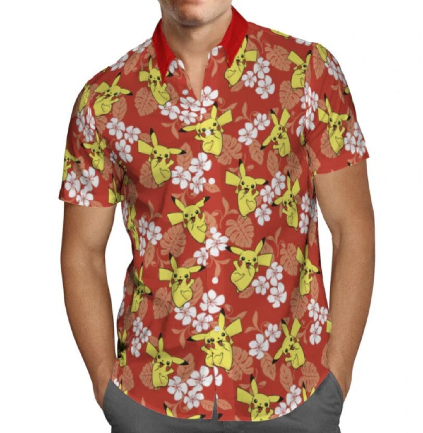 Hawaiian Button-Up Shirt