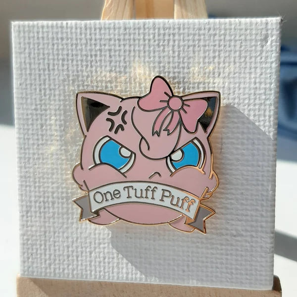 One Tuff Puff Jiggly Puff Enamel Pin