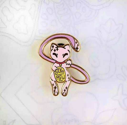 Lucky Mew Enamel Pin