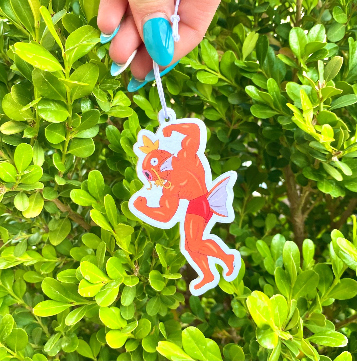 Buff Magikarp Car Air Freshener