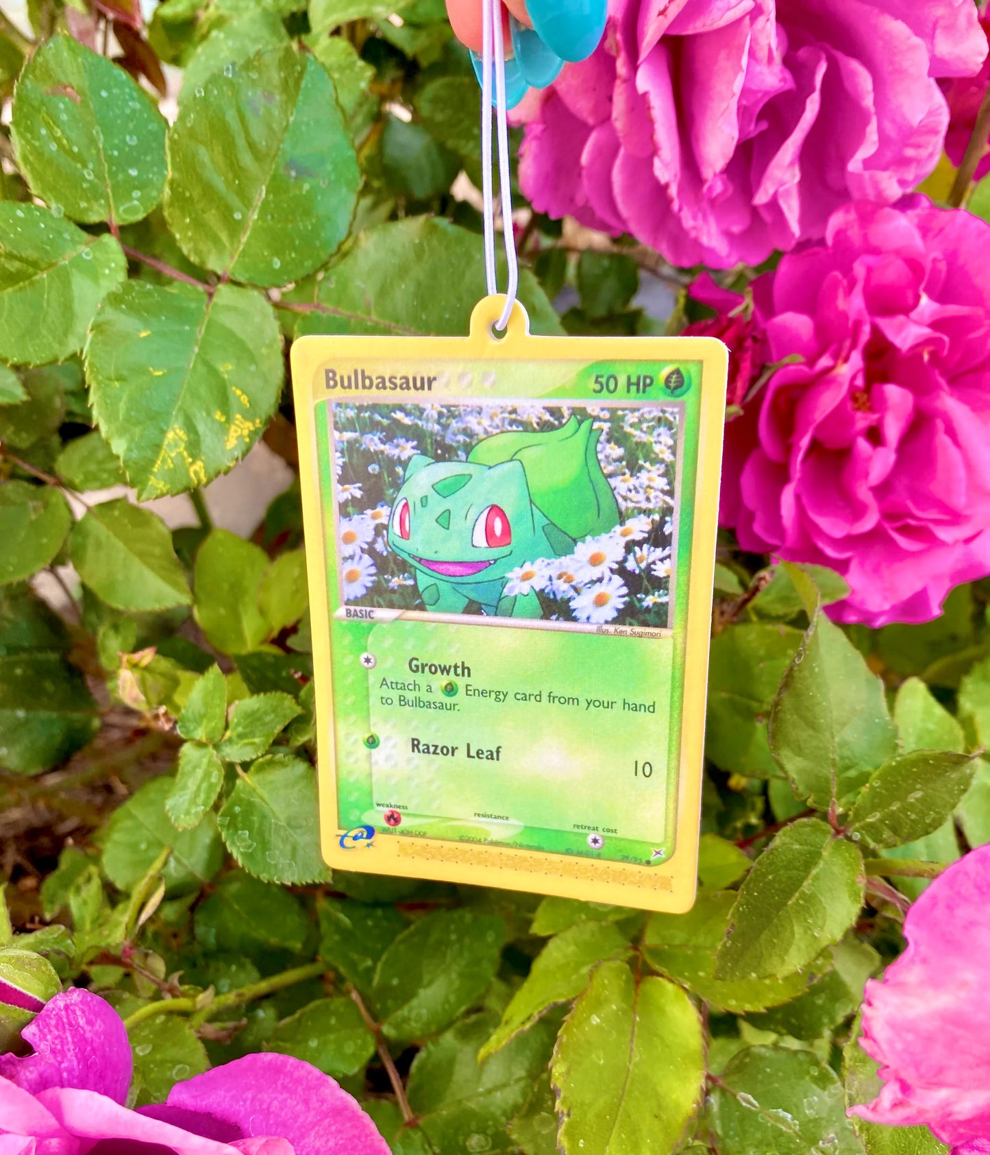 Bulbasaur Card Car Air Freshener – Poke Relations