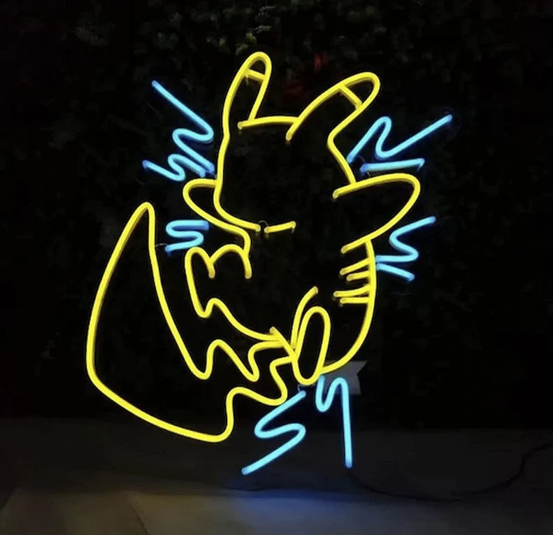 Pika Lightning Bolt Neon Light Sign